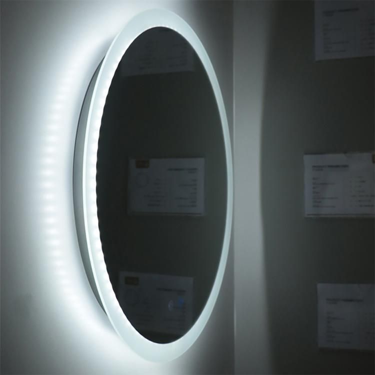 Custom Round Illuminated Anti Fog LED Bathroom Smart Vanity Mirror China Manufacturer