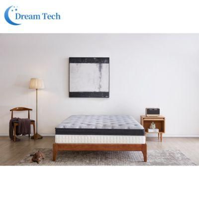 Top Quality Bedroom Queen Full Size White Good Sleepwell Independent Spring Modern Design Mattress