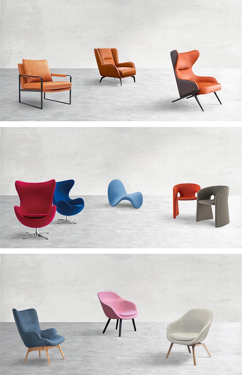 Modern Home Furniture Blu DOT Field Lounge Chair for Living Room