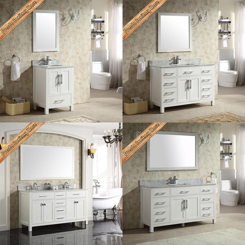 Fed-1985 60 Inch Hot Selling Double Sinks Modern Bathroom Furniture