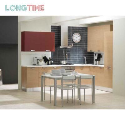 Hot Selling Kitchen Furniture Customized Design PVC Membrane Kitchen Cabinets