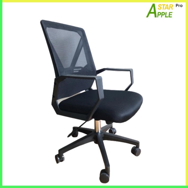 Super Cool Black Nylon Swivel Chair with Stable Mechanism