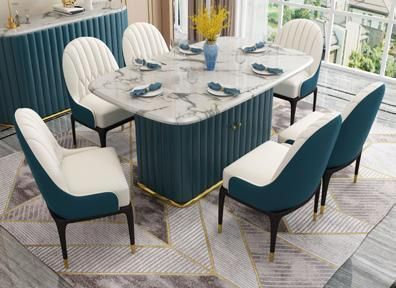 Classic Dining Room Furniture Dining Table and Chair Home Furniiture