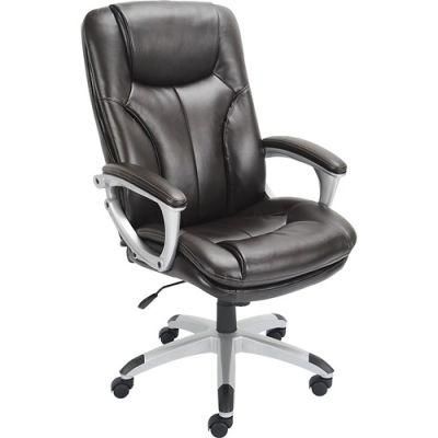(SZ-OCK02) Real Leather Manager Chair Aluminium Alloy Foot Office Chair