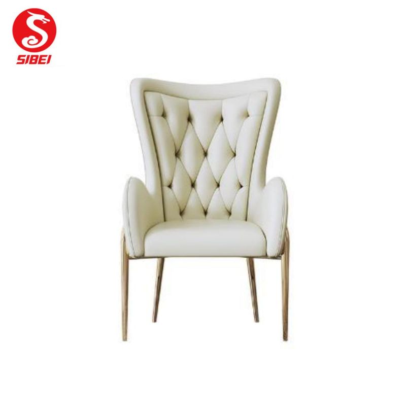 High End Factory Custom Modern Metal Dining Chairs