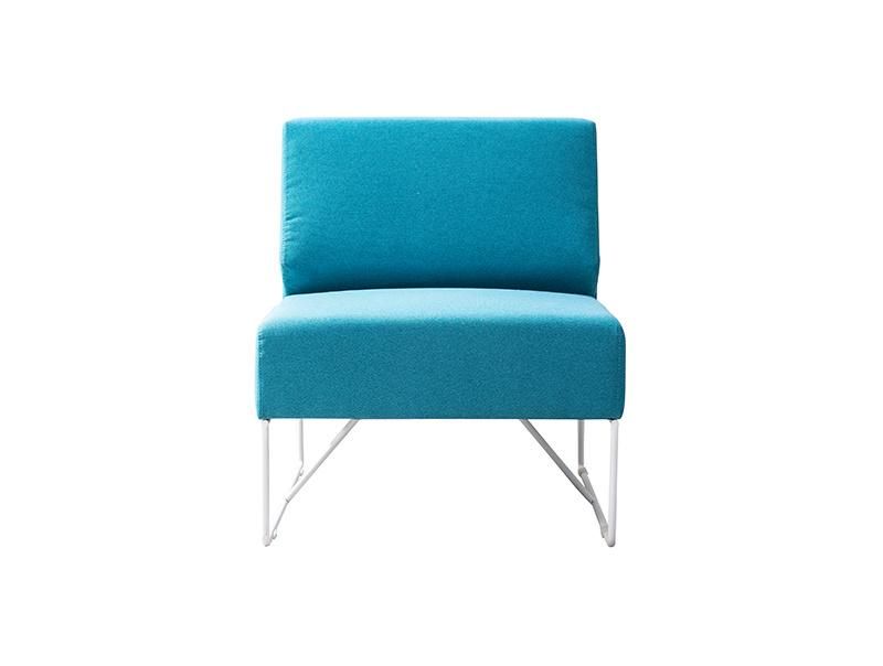 Modern Leisure Single Seat Fabric Public Office Sofa