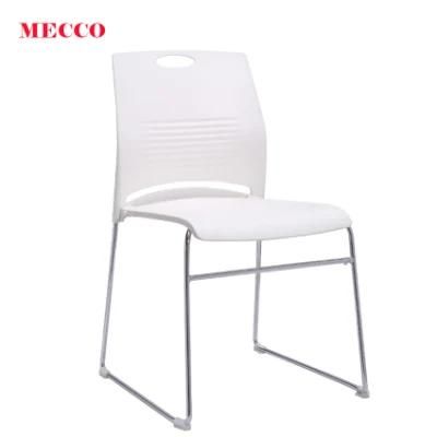 High Quality Stackable Plastic Visitor Office Back Casual Dining Chair Staff Office Training Chairs