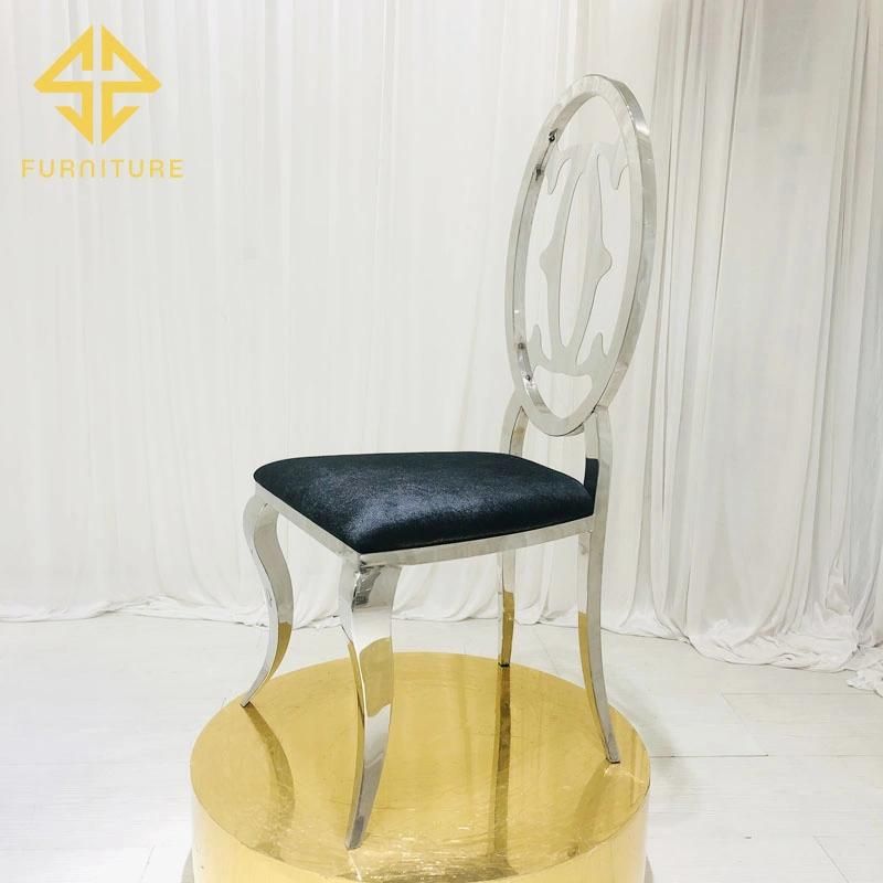 Sawa Unique Back Design Stainless Steel Chairs for Event Wedding Use
