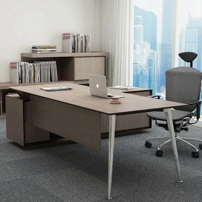 Modern Wooden Executive MDF Finish Folding Table Computer Desk