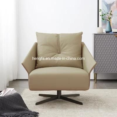 Italian Furniture Minimalist Rotating Leisure Multi-Function Swivel Sofa Chair