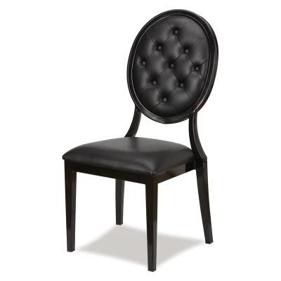 Top Furniture Modern Design Round Back Morocco Hotel Aluminum Event Chair