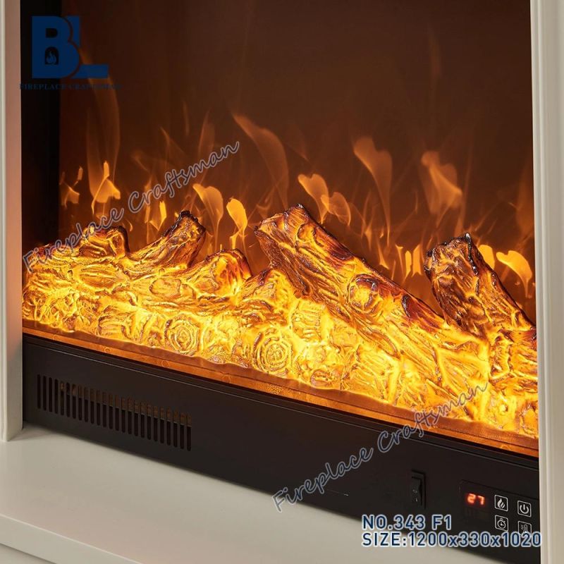 Modern Furniture LED Lights Heater CE Approved Electric Fireplace Mantel TV Stand Living Room Furniture with Insert for Home Decoration