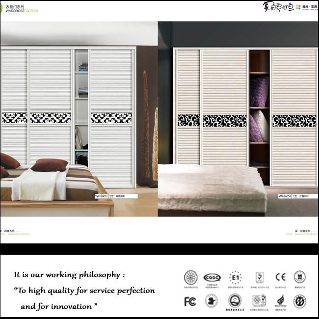 Zhihua PU Leather Sliding Door Bedroom Furniture