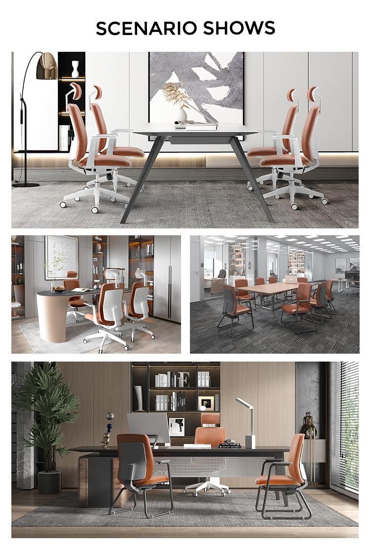 China Manufacture Manager Leather Swivel Executive Office Office Furniture