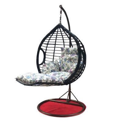 China Wholesale Modern Casual Outdoor Hanging Chair PE Rattan Wicker Swing Chair