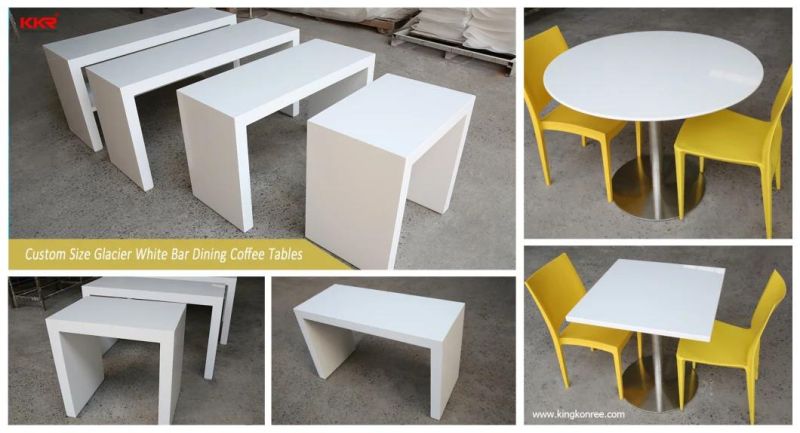Kkr Solid Surface Custom Make Long Bar Table Bar furniture Bar Tables