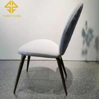 Dining Room Furniture Luxury Golden Stainless Steel Modern Dining Chair