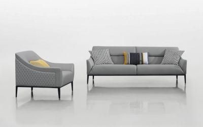 Guangdong Factory Modern Home Furniture Sectional Leather Sofa Set in Living Room Furniture