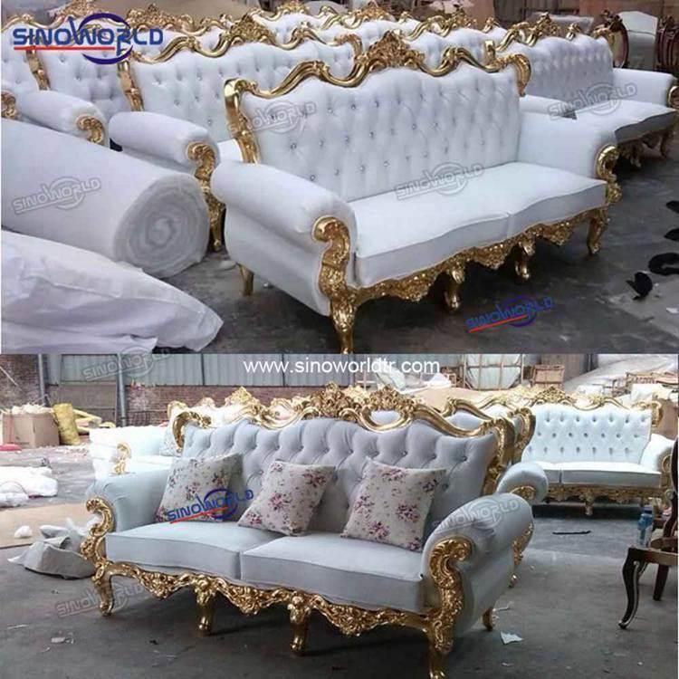 Modern Furniture for Living Room Hotel House White Wedding Party Use Sofa