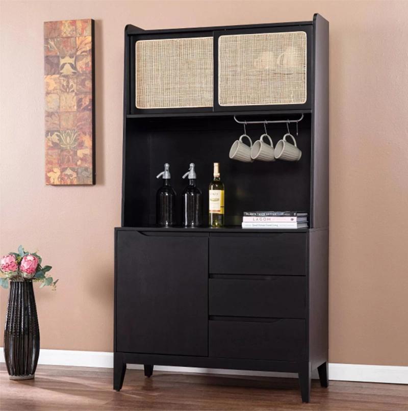 Home Solid Industrial Furniture Aluminum Sideboard Cabinet Corner Cabinet