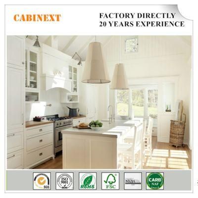 High Quality Classic White Shaker Door Solid Wood Kitchen Cabinet