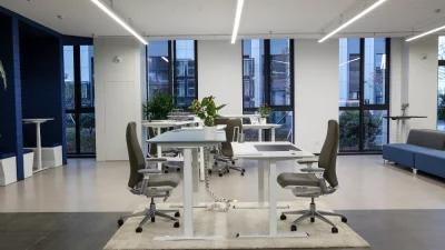 Hot Sale Height Adjustable Modern Office Frame High Quality Standing Table Adjustable Desk Office Desk