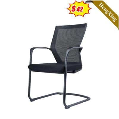 Cheap Price Office Chairs Furniture Public Black Mesh Fabric Training Chair