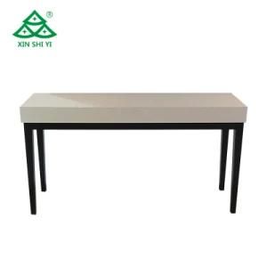 Wood Table Top Metal Legs Console Table for Hotel Apartment