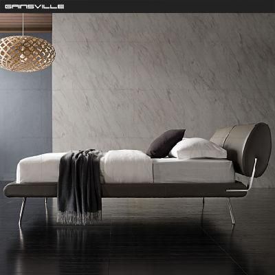 Hot Sale Modern Simple Design Bed Grey Color Size Luxury King Bed Home Furniture Bedroom