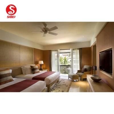 Modern 5 Star Hotel Bedroom Solid Wood Furniture Sets Foshan Furniture Market Price