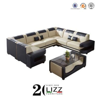 Elegant Furniture Modern Sectional U Shape Corner Sofa for Living Room