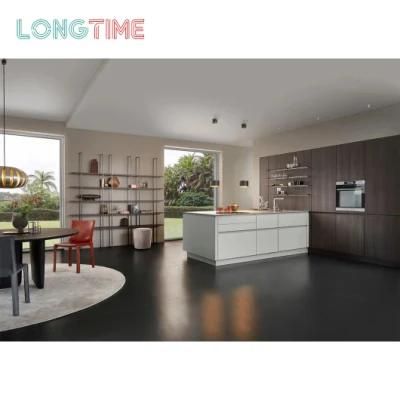 Custom Skin Melamine Finish New Model Kitchen Cabinet