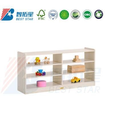 Kids Wood Storage Toy Cabinet, Kindergarten Shoe Cabinet, Children Wardrobe Cabinet, Preschool Corner Cabinet, Nursery Classroom Cabinet