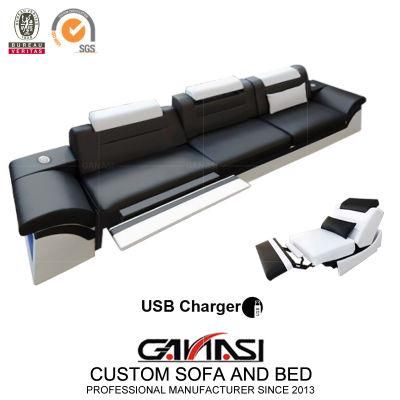 Modern Home Theater Living Room Furniture Leather Recliner Sofa