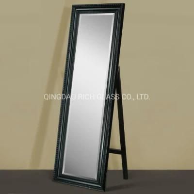 Factory Price Sliver Mirror Wooden Frame Aluminum Frame Bathroom Mirror Customized Size