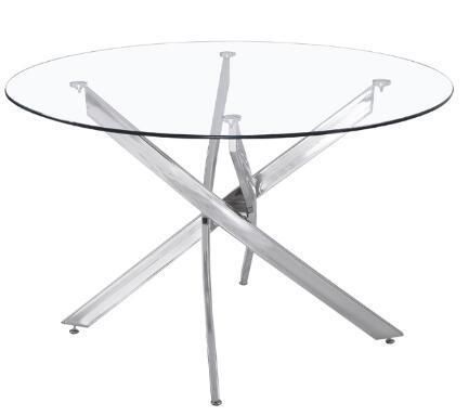 Modern Round Glass Dining Table