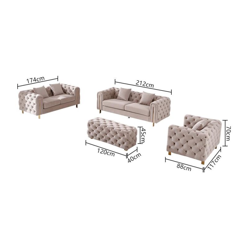 European Modern Backrest Dark Grey Genuine Leather Sofa Set Leisure Living Room Furniture Customized Size Chesterfield Fabric Couch