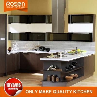 Low Key Design High Quality Wood Veneer Kitchen Cabinet Furniture