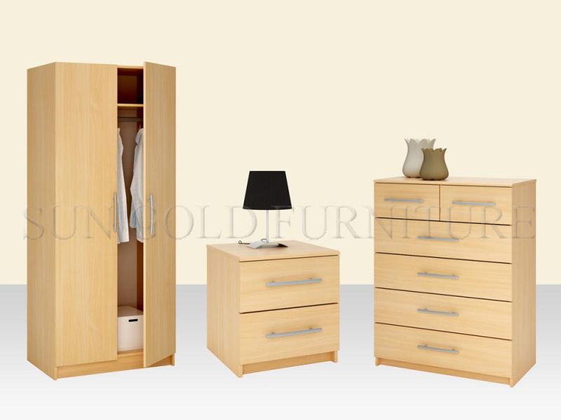 Bedroom Furniture Wardrobe in Beautiful White Gloss Lacquer (SZ-WD061)