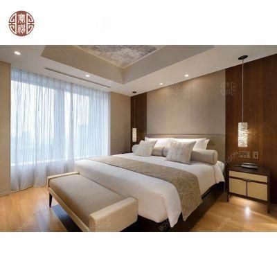 Comfortable Environment Modern Grey Hotel Bedroom Furniture