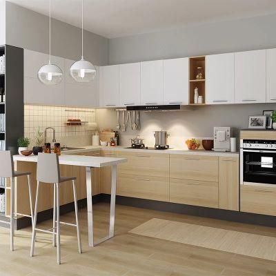 Factory Directly L Shaped Matt Lacquer Style Flat Pack Kitchen Furniture