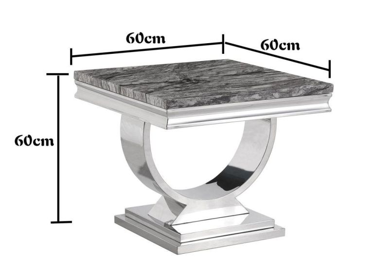 Contemporary European Style High Class Marble Top Coffee Table Antique Home Living Room Furniture
