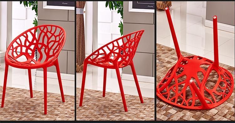 Cafe Leisure Chair Living Room Furniture Chair Free Sample Design PP Plastic Home Furniture Modern