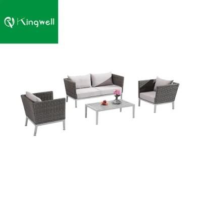 Wholesale Modern Style Aluminum Furniture Outdoor Rattan Sofa for Home Hotel