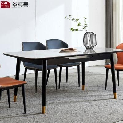 Modern Restaurant Furniture Slate Top Extension Table