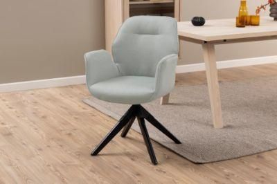 Design Room Furniture Nordic Velvet Modern Luxury Dining Chairs with Metal Legs Black Gold