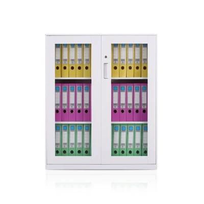 High Quality Modern Office Furniture Steel File Cabinet with Glass Door