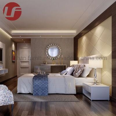 Modern Chinese Manufacturer High End Wooden Hotel Bedroom Furniture Sets