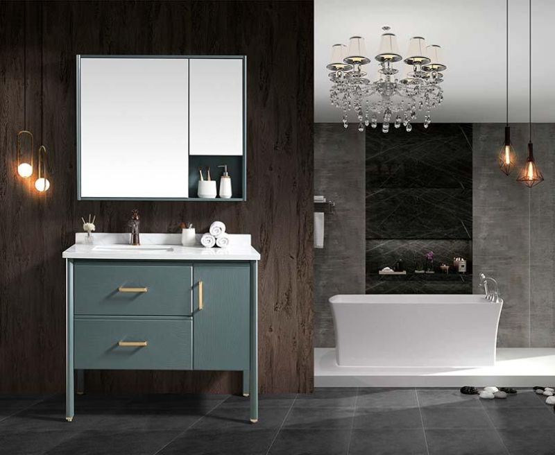 100cm European Luxury Products Including Mirror Cabinet and Bathroom Cabinet