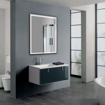 Rectangle Wall Mounted Home Decorative LED Backlit Bathroom Mirror with Defogger Touch Sensor